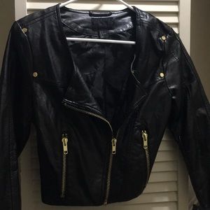 Like Leather Black Jacket